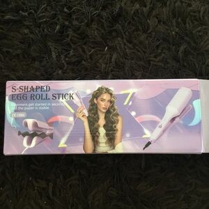 Pink Egg Roll Stick Hair Curler ~ beginners do it seconds +paper is stable